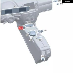 車用USB充電ポート モジュール A2478209000 メルセデス ベンツ C118 W177 W247 X253 2019-2023 TYPE-C ハブ マルチメディア ユニット