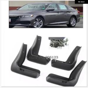 OE スタイルセット モールドカーマッド フラップ ホンダ アコード 2018 2019 4ドアセダン マッド フラップ スプラッシュガード マッド アクセサリー
