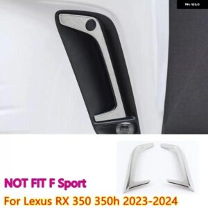 クローム 製フロント バンパー フォグランプ カバー トリム レクサス RX 350 350H 2023-2024