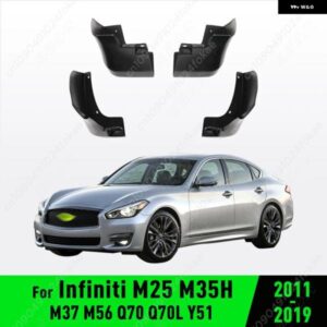 インフィニティ M25 M35H M37 M56 Q70 Q70L Y51 2011-2019 2012 - 15 フェンダー マッドガード ガード スプラッシュ フラップ マッドガード