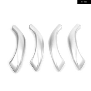 4個 ABS シルバー 車内 ドアハンドル カバー トリム BMW X1 F48 2016-2019 X2 F47 2018-2020