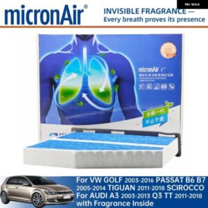 VW GOLF 2003-2016 PASSAT B6B7 2005-2014 TIGUAN 2011-2018 SCIROCCO アウディ A3 2003-2013 Q3 TT 2011-2018 MICRONAIR フィルター CUK2939