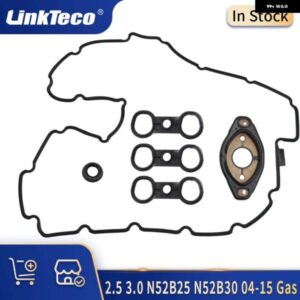 エンジン パーツ カムシャフト アジャスター 偏心シャフト バルブ カバー ガスケットシールセットキット 2.5 3.0 L N52B25 N52B30 04-15 ガス BWM