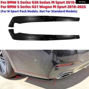車用リア バンパー サイドスプリッター フラップ BMW 5シリーズ G30 G31 Mスポーツ 2018-2023