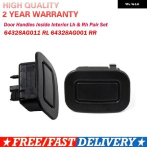 スバル フォレスター 2009-13 ブラック リア 左 右 シート リクライニング ボタン 64328AG001 64328AG011