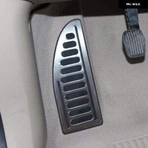 ステンレス ゴム製 フットレスト ペダルカバー パッド フォード フォーカス ST フィエスタ モンデオ フュージョン クーガ エスケープ マスタング SMAX