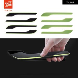 テスラ カー ステッカー モデル3 Y ハイランド ジュニパー 2021-2025 ドアハンドル カバー プロテクター 発光ハンドルキット アクセサリー