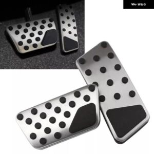 ステンレス カーペダル ジープ ラングラー JK 2007-2017 AT アクセル ブレーキペダルカバー パッド パーツアクセサリー 2個