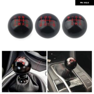 スタイル ブラック 6速 M10X1.5/M10X1.25/M8X1.25 ギア シフト ノブ ホンダ アキュラ/ トヨタ / 日産