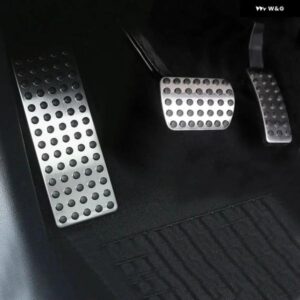 ステンレス フット ガスブレーキ ペダルカバー メルセデス ベンツ GLE GLS CLA ML GL A B M クラス W166 X166 アクセサリー 滑り止め パッド
