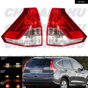 カーアクセサリー ホンダ CR-V 2012 2013 2014ペア 左+右 外側 テールライト リアランプ ハロゲン 電球 付き