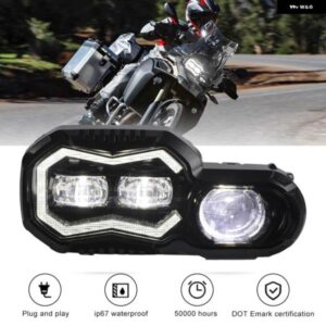 E24 Eマーク認定 110W オートバイ 用LED ヘッドランプ BMW F 650 700 800 GS F800GS アドベンチャー LEDプロジェクター ヘッドライト アセンブリ