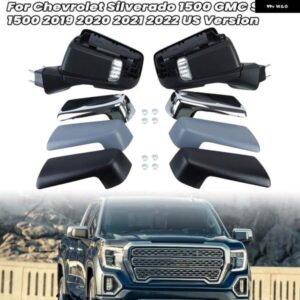 10/8ピン サイドドアミラー アセンブリ シボレー シルバラード 1500 GMC シエラ 1500 2019-22 US バージョン カーアクセサリー