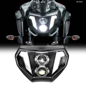 ヤマハ MT09 FZ09 2014 2015 2016 バイク 用 ヘッドライト MT09 MT07 2018 2019 超高輝度 DRL 12V LED ヘッドライト アクセサリー