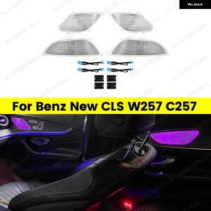 64色 車ドア スピーカー カバー アンビエントライト メルセデス ベンツ CLS クラス W257 C257 スピーカー カバー プレート 装飾 ライト