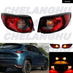 ペア外側サイド テールライト リアランプ LED 電球 付き KB8A51160F KB8A51150F マツダ CX-5 CX5 2017-21