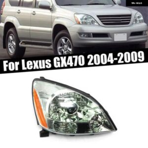 レクサス GX470 2004-2009 ハロゲン フロント バンパー ヘッドライト シグナルランプ ドライビングライト ヘッドライト カーライト ハウジング バルブ 無