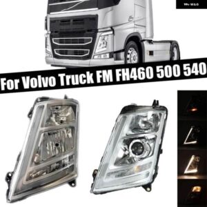 ボルボ トラック FM FH460 500 540 フロント ヘッドライト デイタイム ランニングライト ヘッドライト ドライビングライト シグナルランプ ヘッドライト