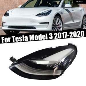 1077376-00-C カーアクセサリー ヘッドライト テスラ モデル3 2017-20 オートフロント バンパー ヘッドライト シグナルランプ アセンブリ