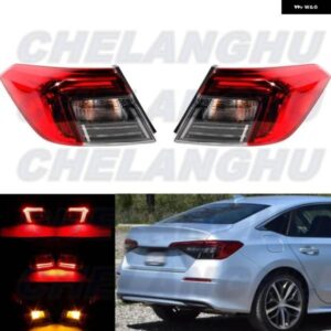 ホンダ シビック 2022 2023ペア 左+右 外側サイド テールライト リアランプ 電球 付き 33550-T20-A01 33500-T20-A01