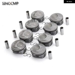 8個 ピストンリング キット 94810304824 94810304724 94810304828 ポルシェ カイエン パナメーラ S GTS 957 970 4.8L V8 ピストンパーツ