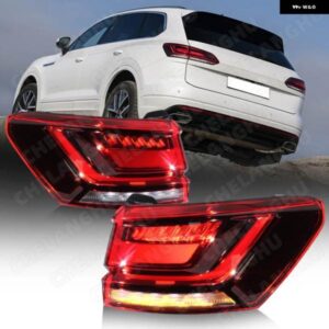 1ペア 外側テール リアランプ ライト VW TOUAREG 2019-24 車 テールライト ブレーキライト