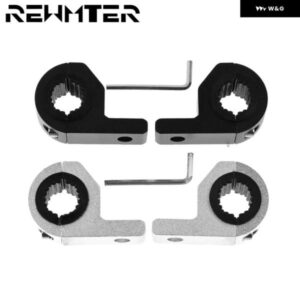 ウィンカーライト インジケーター ブラケット 2個 アルミ トラック フォーク ホルダー マウント 25-30MM 1-1.2インチ バイク オートバイ 車 SUV フォグライ