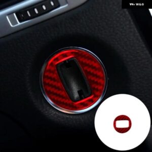 フォルクスワーゲン VW トゥアレグ 2011 - 18 アクセサリー カーボン カーキーホールスイッチ ステッカー