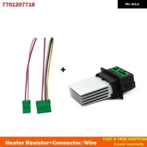 ヒーターブロワー抵抗器 コネクタワイヤ付き 6441L2 7701207718 7701048390 F657165W ルノー シトロエン C2 C3 C5 プジョー 406 107