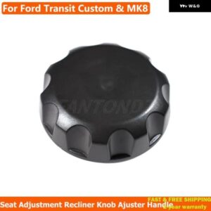 ブラックシート調整リクライニングノブアジャスターハンドル フォード トランジット カスタム MK8カーシートアジャスターノブローラーハンドホイール