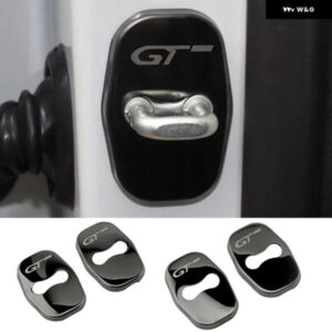 プジョー 206 207 208 306 307 308 T9 408 508 5008 3008 4008 406 407 2008 SW CC GT RCZ 車ドアロックカバー 4個 アクセサリー