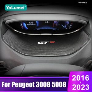 プジョー 3008 5008 GT 2016 - 23 ハイブリッドカー ダッシュボード 粘着滑り止めゴム パッド アクセサリー