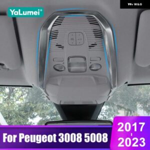 プジョー 3008 5008 GT 2017 - 23 3008GT ハイブリッドカー フロントリア 読書灯 トリム カバー アクセサリー