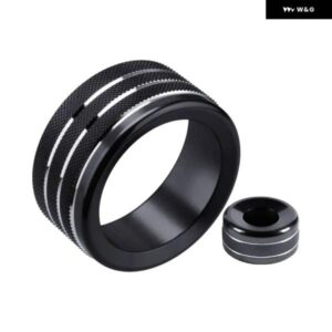 ブラックアロイドライブモードチューンリアビューミラー コントロール 調整ノブリングカバー トヨタ タンドラ 2022 2023 2024