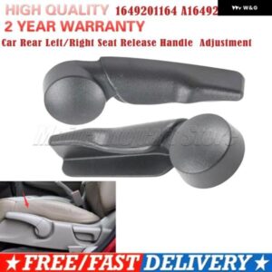 ブラック 車リア左/右シートリリースハンドル調整 メルセデス GL クラス X164 2007-2012 1649201264 1649201164 A1649201264