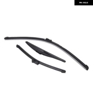 フロントリア ワイパー ブレードセット 効果 フロントガラス ブラシ 取り付け簡単 耐摩耗性 ソフトゴム 500 500C 500L