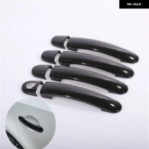 フォルクスワーゲン VW E UP GTI TSI Rライン グロスブラッククローム カー ドアハンドル カバー スタイリング アクセサリー ステッカー