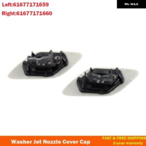 フロント バンパー ヘッドライト ウォッシャーノズル スプレージェットカバー キャップ 左 右 BMW 3シリーズ E92 E93 61677171659 6167717166