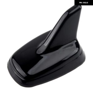 ブラックルーフデコレーション シャークフィンアンテナ エアリアル ステッカー デコレーション カーアクセサリー VW ゴルフ 7 VII GTI GTD R MK7 2013-2019