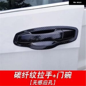 フォルクスワーゲン VW GOLF 7 MK7 2013-2019 クローム ドアハンドル ボウル トリム カーサイド ドアハンドル カバー トリム ステッカー スタイリング