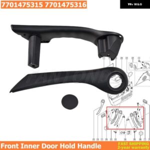 フロントインナードアホールドハンドル 左 右 RENAULT MEGANE MK2 2002-2009 7701475315 7701475316 フロントインナー ドアハンドル グリップ