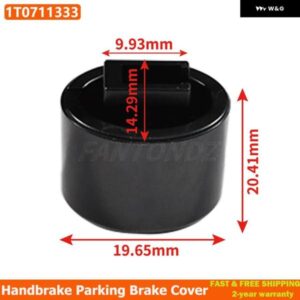 ハンドブレーキ レバー プッシュ ボタン カバー ブラック VW キャディ III 2004-2015 トゥーラン 2006-2015 ゴルフ 2003-2008 1T0711333