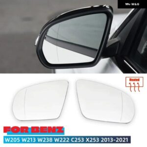 ヒーター付きサイドミラー ガラスレンズ ドアウィングミラー ガラス メルセデスベンツ CES GLC クラス W205 W222 W217 W213 W238 ブラインド スポット
