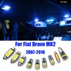 フィアット ブラボー 2 II MK2 2007 2008 2009 2010 2012 - 16 12個 車用LED 電球 インテリア ドームランプライト アクセサリー