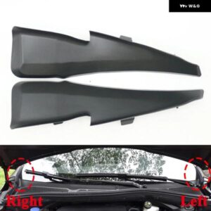 フロントガラス ワイパー サイドカウルカバー トリム 排水 パネル モールディングシーリングブロックキャップ プジョー 2008