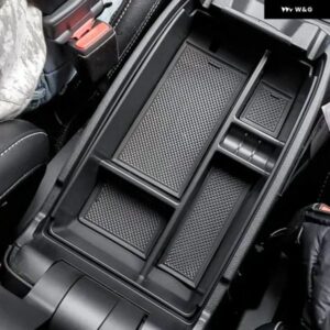 フォード エスケープ クーガ 2020-2024 フォード ブロンコ スポーツ 2021-2024 ABS アームレスト ボックス セカンダリーストレージトレイ カーアクセサリー