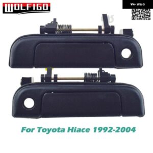 フロント左/右外側 外装 ドアハンドル ブラック トヨタ ハイエース 1992-2004 69220-95J03 69210-95J03