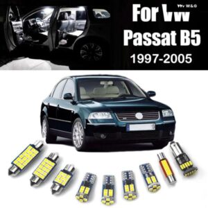 フォルクスワーゲン VW パサート B5 1997 - 2001 - 05 11個 車用LED 電球 室内読書灯 トランク ライト アクセサリー