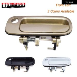 ベージュ/ブラック/ホワイト 車 外装 外側 ドアハンドル フロント左 運転席側 1992-1996 トヨタ カムリ 6922033020