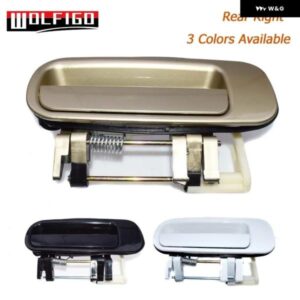 ベージュ/ブラック/ホワイト 外装 外側 ドアハンドル リア右側 1992-1996 トヨタ カムリ 69230-33010